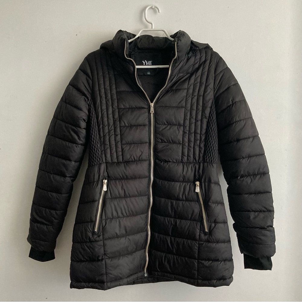 YMI Collections Black Puffer Jacket